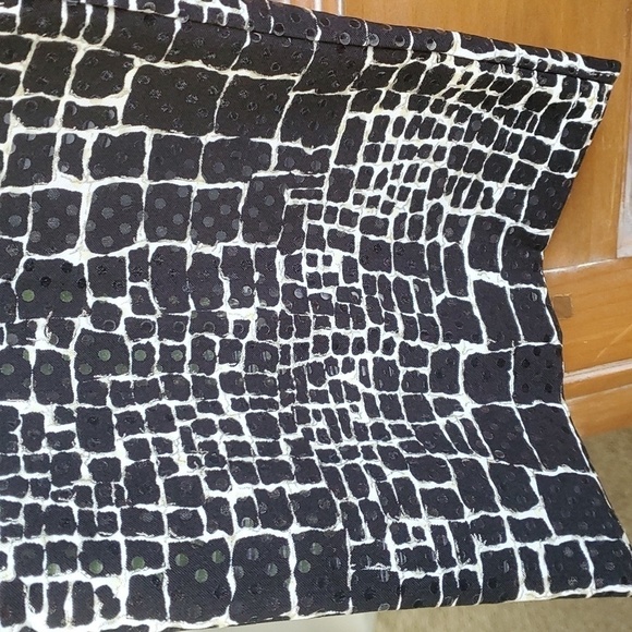 MESMERIZE WOMEN'S‎ BLING SLACKS. BLACK/WHITE WITH SEQUINS. SIZE 12. - Picture 4 of 8